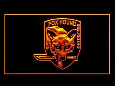 Metal Gear Solid Fox Wolf LED Neon Sign